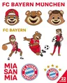 Produktbild: FC Bayern München Kinder Sticker 2er-Set Maskottchen
