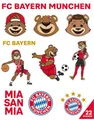 Produktbild: FC Bayern München Aufkleber Sticker 2er-Set Maskottchen