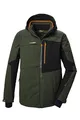 Produktbild: killtec Herren Skijacke/Funktionsjacke mit abzippbarer Kapuze und Schneefang KSW 71 MN SKI JCKT, dark moss, M, 41960-000