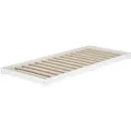 Produktbild: Erst-Holz Flachbett Massivholz Kiefer Weiß 100 x 200 cm Futonbett Modell 47 Rollrost inkl.