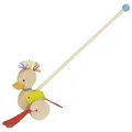 Produktbild: GOKI Schiebetier Punk-Ente Schiebeente Holz bunt Laufspielzeug Schiebe-Animali
