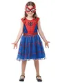 Produktbild: Rubie's Offizielles Luxuskostüm Spider-Girl, Marvel, für Kinder, Superhelden-Verkleidung, Kindergröße S, 3-4 Jahre, Körpergröße 104 cm