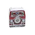 Produktbild: POWERHAUS24 Blechdose Mini Winter-Camper, Geschenk, Aufbewahrung, Deko, lebensmittelecht, ca. 9 cm x 10,5 cm, 2 Rezepte inklusive