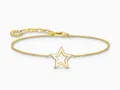 Produktbild: Thomas Sabo Essentials A2162-413-39-L19V Armband - mit Stern - Silber Gelbgold verg. - 16 bis 19 cm