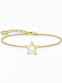 Produktbild: Thomas Sabo A2162-413-39-L19V Vergoldetes Armband m. Stern-Anhänger