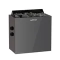 Produktbild: Harvia Qubic BlackSteel BQ90 9 kW finnischer Saunaofen mit integrierte Steuerung