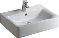 Produktbild: Ideal Standard Waschtisch CUBE CONNECT mit Überlauf 600 mm weiß