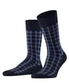 Produktbild: FALKE Herren Socken Modern Tailor M So Baumwolle gemustert 1 Paar, Blau Space Blue 6116, 43-46
