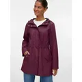 Produktbild: Vero Moda Regenjacke VMMALOU COATED JACKET Lederimitat rot S (36)
