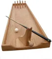 Produktbild: Tischkegelbahn Tischspiel Kegelspiel Billard Holzspiel Gesellschaftsspiel