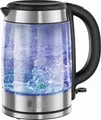 Produktbild: Russell Hobbs Wasserkocher 21600-57 | Glas-Edelstahl | 1,7L | 2200W | LED-Beleuchtung | Kalkfilter | schnurlos
