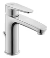 Produktbild: Duravit B.1 Einhebel-Waschtischmischer Ausladung 139 mm mit Zugstangen-Ablaufgarnitur - Chrom - B11020001010