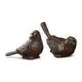 Produktbild: Loberon Deko-Vogel 2er Set Birdy, Schöne Antik-Patina, Detailliert Gefertigt, Garten-Accessoires, Gartendekoration, Tierfiguren, Gusseisen, braun