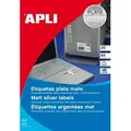 Produktbild: agipa Typenschild-Etiketten, 63,5 x 29,6 mm, silber