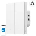 Produktbild: SONOFF M5-2C-80W WiFi Matter smart wall switch (2-Kanal, für Rahmen)