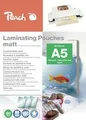 Produktbild: Peach Laminierfolien A5 154x216mm 80mic matt