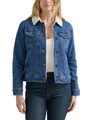 Produktbild: Damen Jacke mit SherpaFutter im RetroStil, Denim, S