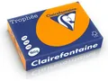 Produktbild: Clairefontaine Leuchtend orange A4 Farbiges Papier 160 g/m² (250 Blatt)