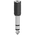 Produktbild: Hama Klinkenadapter Zum Geschlechterwechsel Kabel 3,5 Mm F/Jack 6,3 Mm M