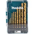 Produktbild: Makita Bohrer-Set HSS D-72849 (1 mm, 10 mm, 2 mm, 3 mm, 4 mm, 5 mm, 6 mm, 7 mm, 8 mm, 9 mm) (D-72849)