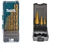 Produktbild: Makita Set D-72849 Metallbohrer-Set D-46573 Titan Stufenbohrer-Set
