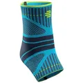 Produktbild: Bauerfeind Sports Ankle Support Dynamic Fußgelenkbandage-Türkis,Limette, Größe S (auch verfügbar in M, L, XL)