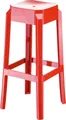 Produktbild: CLP Barhocker Fox aus hochwertigem Kunststoff,rot