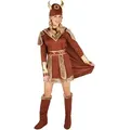 Produktbild: dressforfun Wikinger-Kostüm Frauenkostüm Wikingerchefin, Tolles Kleid mit Umhang braun XXL | XXL