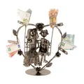 Produktbild: Metall Figur Hochzeit Paar Schaukel Geldgeschenk Metallfigur Hochzeitspaar mit Vier Klammern