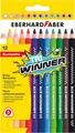 Produktbild: Eberhard Faber 518412 - Buntstifte Set TRI Winner, 12 bruchsichere Farbstifte, D