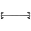Produktbild: SONGMICS Wandgarderobe schwarz Metall 112,0 x 29,3 cm