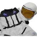 Produktbild: Astronaut NASA Pilot Kostüm mit beweglichem Visierhelm für Kinder, Space Kostüm