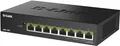Produktbild: D-Link DMS 108P - Switch - unmanaged - 8 x 10/100/1000/2.5G - Desktop - PoE+ (230 W) (DMS-108P/E)