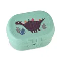 Produktbild: Koziol PASCAL MINI REX Snackbox | Lunchbox mit Clipverschluss | für Kinder | biozirkulärer Kunststoff, bruchfest, spülmaschinengeeignet | Schule, Kindergarten, Kita, Reise (organic sage green)