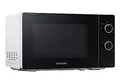 Produktbild: Samsung Solo-Mikrowelle, 700 W, Epoxy-Garraum mit 20 l Volumen, 5 Leistungsstufen, Defrost, Weiß/Schwarz, MS20A3010AH/EG