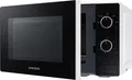 Produktbild: Mikrowelle Weiß Schwarz 20L 700W Drehregler  - Samsung MS20A3010AH --DELLE-