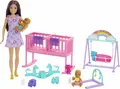 Produktbild: Barbie Skipper Babysitters Inc. Skipper Babysitter-Puppe mit Zwillings-Kinderzimmer-Spielset und Zubehör, Modepuppe, Weiblich, 3 Jahr(e), Mädchen, 169 mm, 500 g