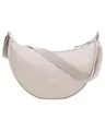 Produktbild: LARKSON Crossbody Bag Damen & Herren Beige - Solveig Large - Große Umhängetasche im Halbmond Style - Halbrunde Schultertasche - Moon Bag Design - Wasserabweisend