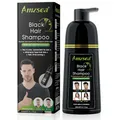 Produktbild: Instant Black Hair Shampoo, Haarfärbeshampoo für Männer & Frauen- Einfach zu benutzen -100% Grauabdeckung- Einfach & schnell - Hält 30 Tage 3 in 1 Schwarzes Haarfärbemittel (Flaschen)