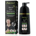 Produktbild: Instant Black Hair Shampoo, Haarfärbeshampoo für Männer & Frauen Einfach zu b...