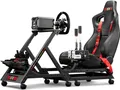 Produktbild: Next Level Racing GTTRACK - Rennsitz - 150 kg - 120 cm - 210 cm - Schwarz - Rot - Gummi (NLR-S009)