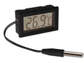 Produktbild: Velleman Digitaler Einbau-Thermometer, großes Display, ABS-Gehäuse, -50-100 °C, gut ablesbar