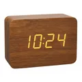 Produktbild: TFA-Dostmann 60.2549.08 - Digital Alarm Clock - Rectangle - Brown... - Sehr Gut