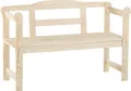 Produktbild: iWerk Holzbank Kiefer natur 118 x 43,6 x 73,5 cm  Gartenbank