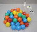 Produktbild: LittleTom 200 bunte Bälle für Bällebad 5,5cm Babybälle Plastikbälle Baby 13243