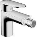 Produktbild: hansgrohe Bidet-Armatur Vernis Blend, verchromt, mit Ablaufgarnitur und Zugstange, aus Messing