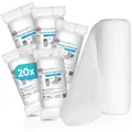 Produktbild: Health Press Wundpflaster Mullbinden – Verbandsmaterial (Set), Dermatologisch getestet weiß 8 cm