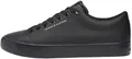 Produktbild: Tommy Hilfiger Herren Core Low Top Leder Vulkanisierte Sneaker, Black Triple Black, 42 EU