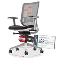 Produktbild: Yaasa Chair Classic Bürostuhl Ergonomisch Weiß – Verstellbarer Schreibtischstuhl mit Lordosenstütze & 3D-Armlehnen – Drehstuhl für gesundes Sitzen im Home Office & Büro – Zertifizierte Qualität, 130kg