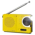 Produktbild: Caliber Caliber Noodradio - Radio op Batterijen - Draagbare Radio - Noodpakket - AM/FM Radio - Koptelefoonaansluiting (HPG311Y) - Gelb